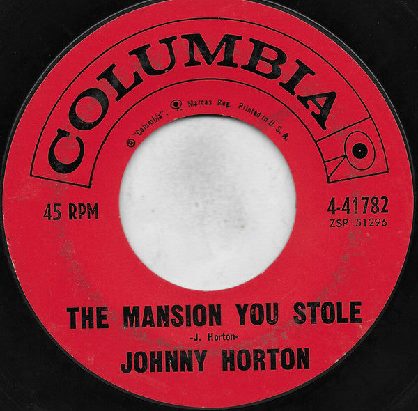 Johnny Horton : North To Alaska (7", Single, Hol)