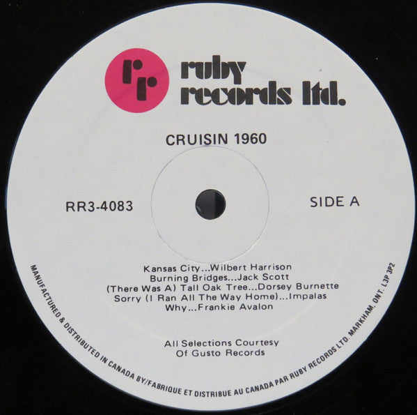 Various : Cruisin' 1960 (LP, Comp)