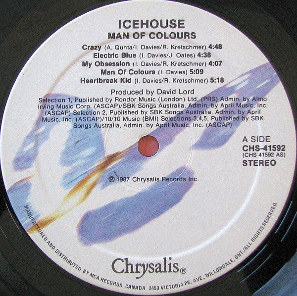 Icehouse : Man Of Colours (LP, Album)