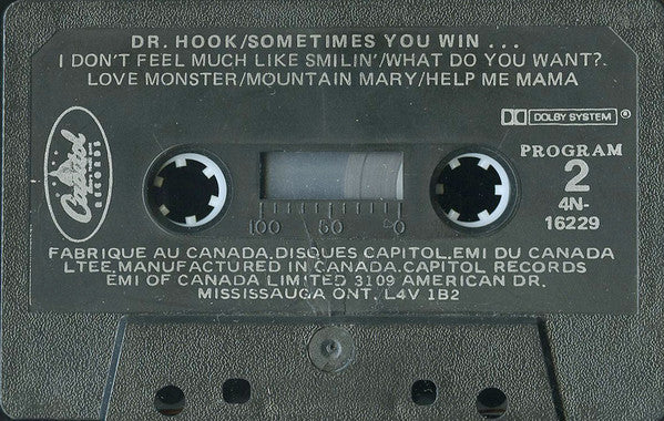 Dr. Hook : Sometimes You Win (Cass, Album, Bla)