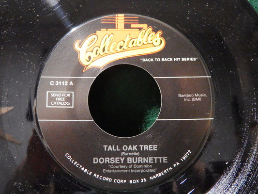 Dorsey Burnette : Tall Oak Tree / Hey Little One (7", RE)