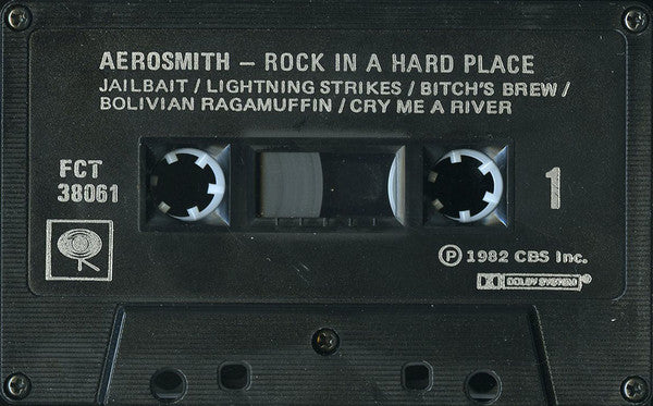 Aerosmith : Rock In A Hard Place (Cass, Album, CrO)
