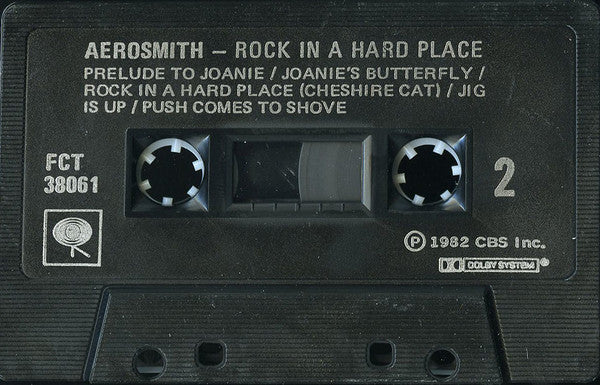 Aerosmith : Rock In A Hard Place (Cass, Album, CrO)