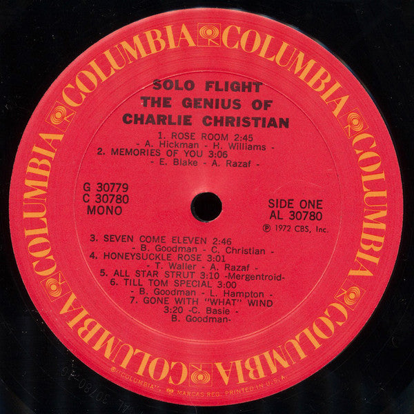 Charlie Christian : Solo Flight (The Genius Of Charlie Christian) (2xLP, Comp, Mono, Pit)