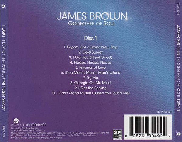 James Brown : Godfather Of Soul (3xCD, Comp, RM + Box, Col)