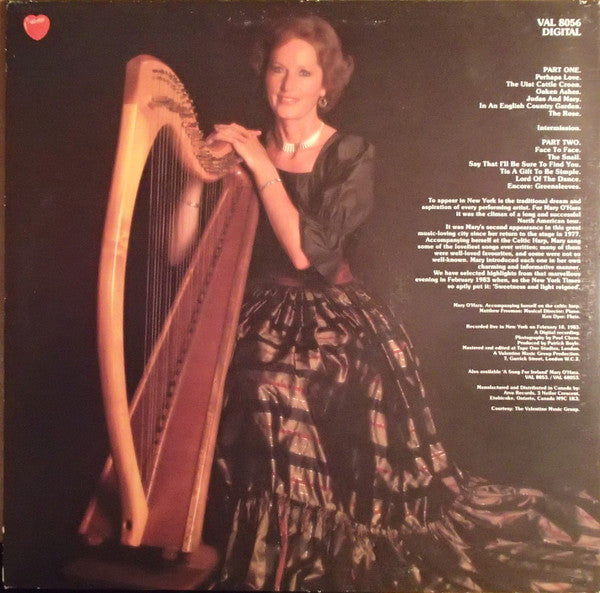 Mary O'Hara : Mary O'Hara Live In New York (LP, Album)