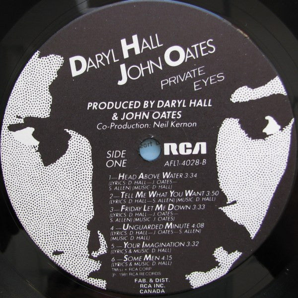 Daryl Hall John Oates* : Private Eyes (LP, Album)