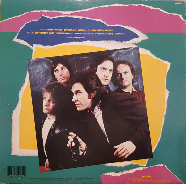 The Kinks : State Of Confusion (LP, Album)