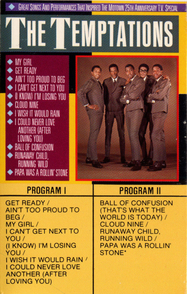 The Temptations : Great Songs And Performances That Inspired The Motown 25th Anniversary T.V. Special (Cass, Comp, Dol)