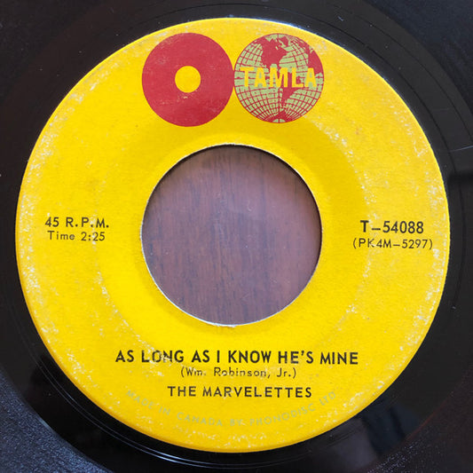 The Marvelettes : As Long As I Know He's Mine (7", Single)