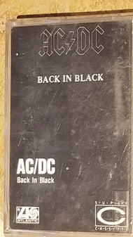 AC/DC : Back In Black (Cass, Album, RE, Sup)