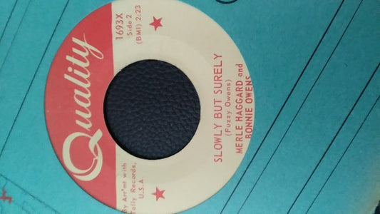 Merle Haggard, Bonnie Owens : Just Between The Two Of Us (7")