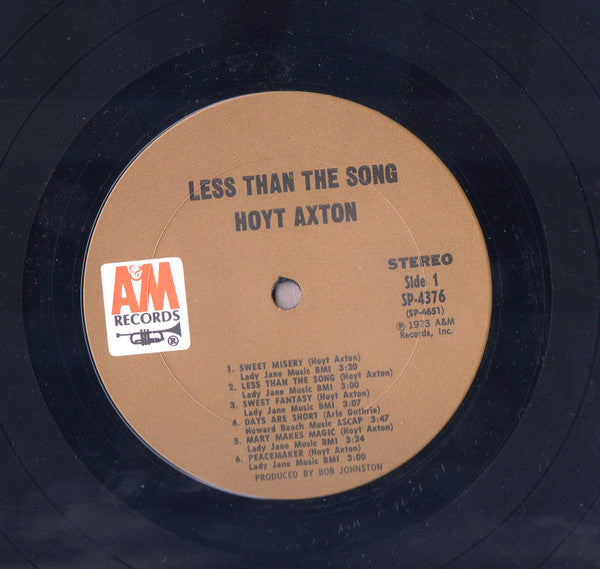 Hoyt Axton : Less Than The Song (LP, Album)