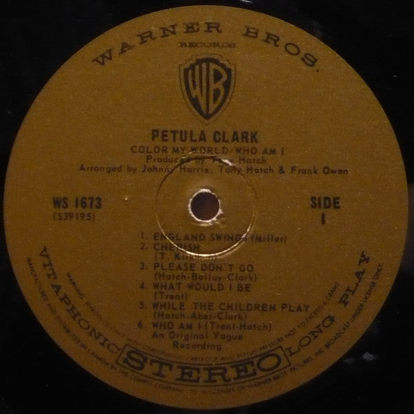 Petula Clark : Color My World / Who Am I (LP)