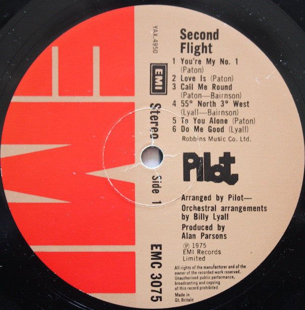 Pilot : Second Flight (LP, Album)