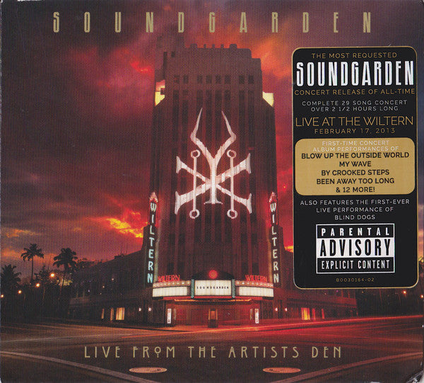 Soundgarden : Live From The Artists Den (2xCD, Album)