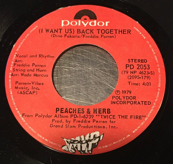 Peaches & Herb : I Pledge My Love (7", Single)