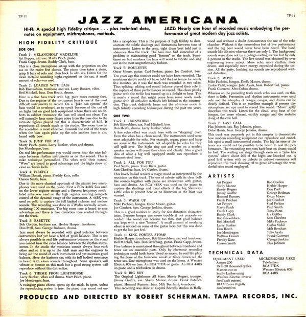 Various : Jazz Americana (35 Great Artists) (LP, Comp, Mono)