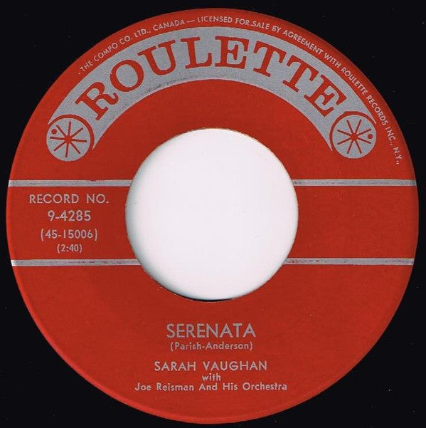 Sarah Vaughan : Serenata / Let's (7", Single)