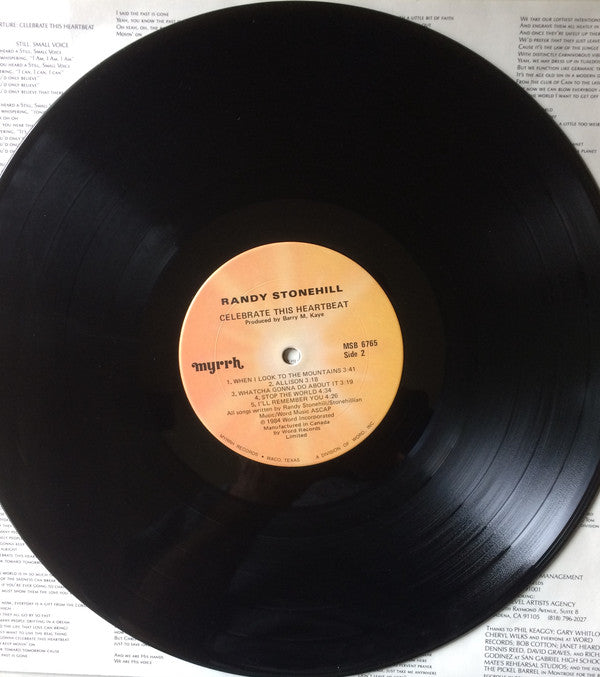 Randy Stonehill : Celebrate This Heartbeat (LP, Album)