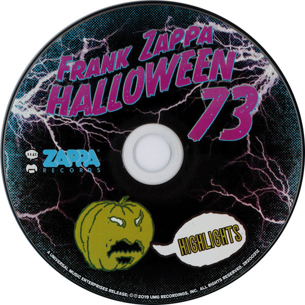 Frank Zappa : Halloween 73 Highlights (CD, Album)