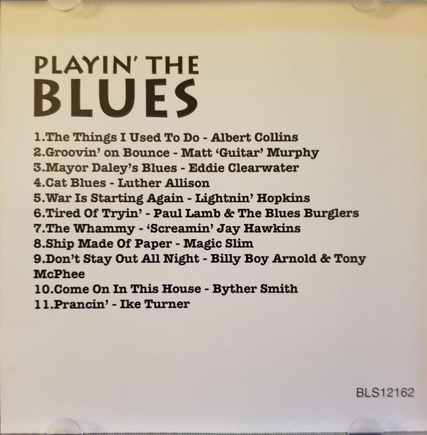 Various : Playin' The Blues (CD, Comp)