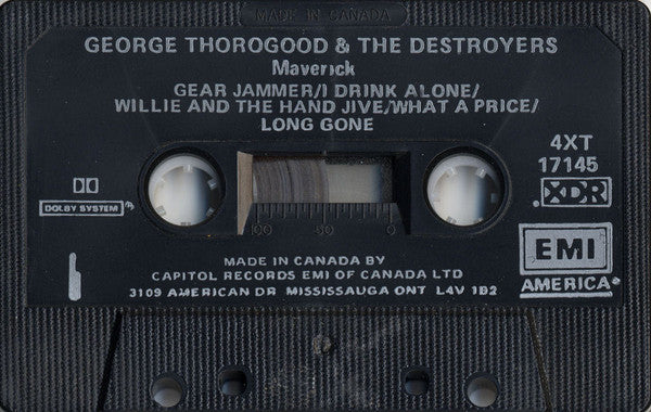 George Thorogood & The Destroyers : Maverick (Cass, Album, Dol)