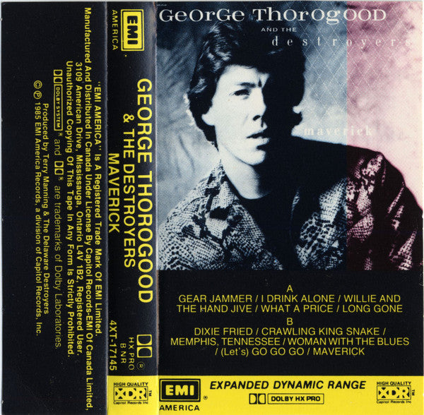 George Thorogood & The Destroyers : Maverick (Cass, Album, Dol)