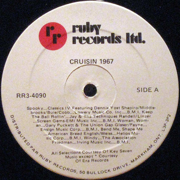 Various : Cruisin' 1967 (LP, Comp)
