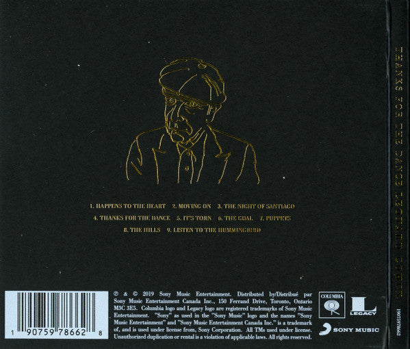 Leonard Cohen : Thanks For The Dance (CD, Album, Emb)