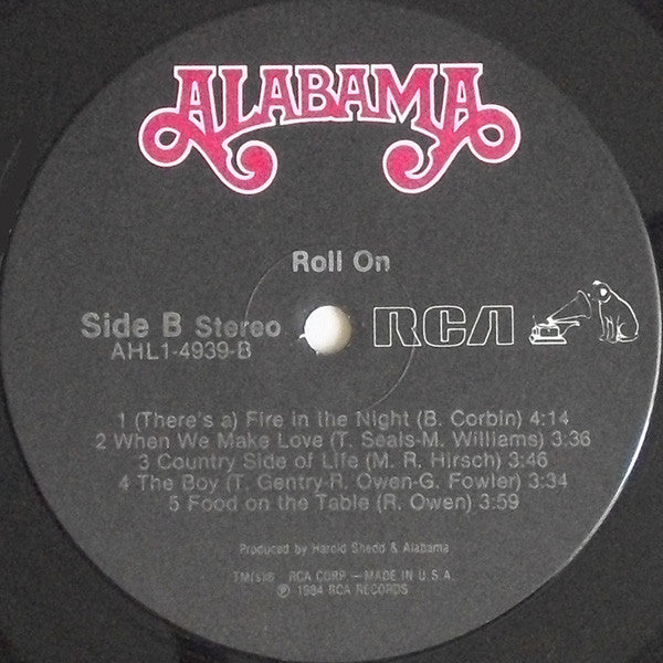 Alabama - Roll On (LP, Album) (Good Plus (G+))