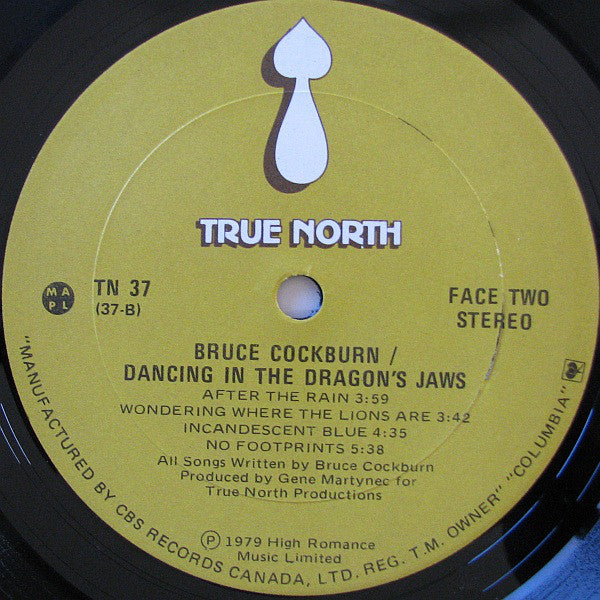 Bruce Cockburn : Dancing In The Dragon's Jaws (LP, Album)