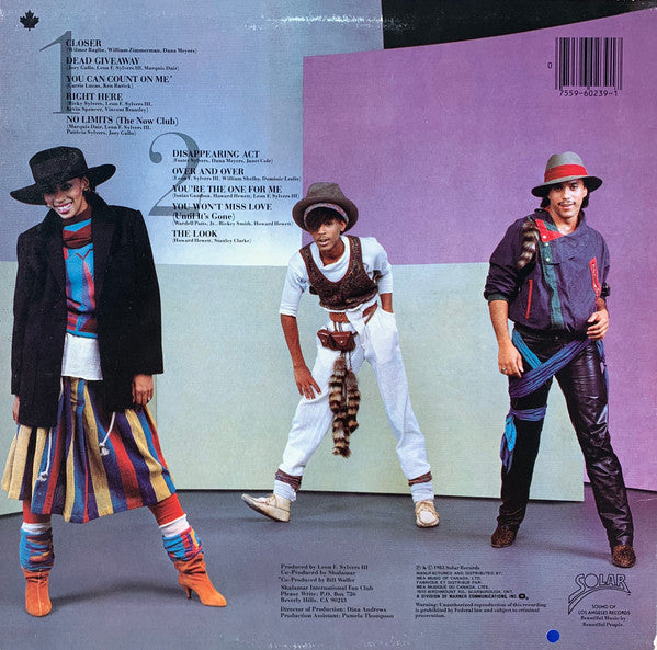 Shalamar : The Look (LP, Album, Cin)