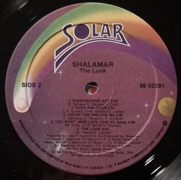 Shalamar : The Look (LP, Album, Cin)