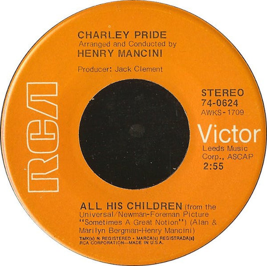 Charley Pride : All His Children (7", Single, Ind)