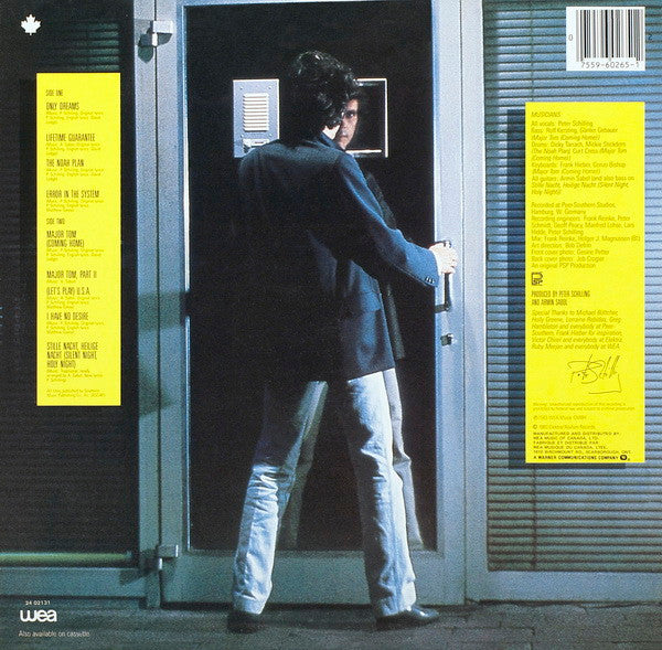 Peter Schilling : Error In The System (LP, Album)