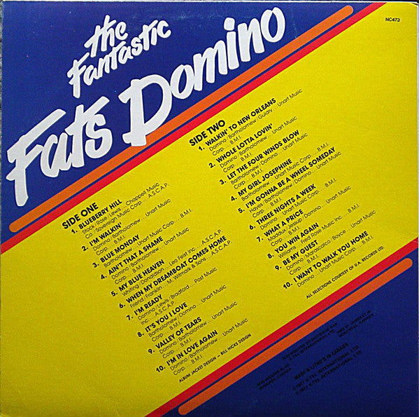 Fats Domino : The Fantastic Fats Domino (LP, Comp)