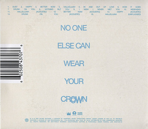 Oh Wonder : No One Else Can Wear Your Crown (CD, Album, Dlx)