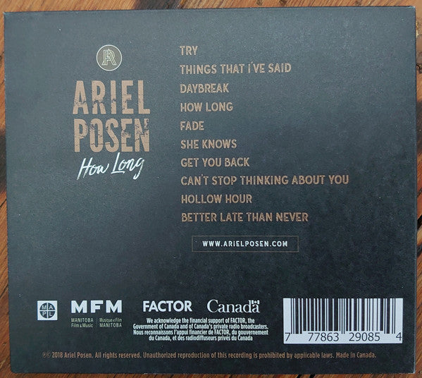 Ariel Posen : How Long (CD, Album)