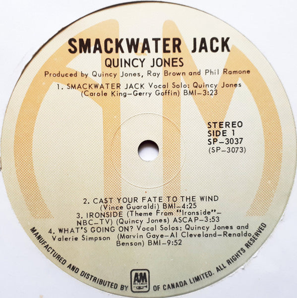 Quincy Jones : Smackwater Jack (LP, Album, RE, RP, Gat)
