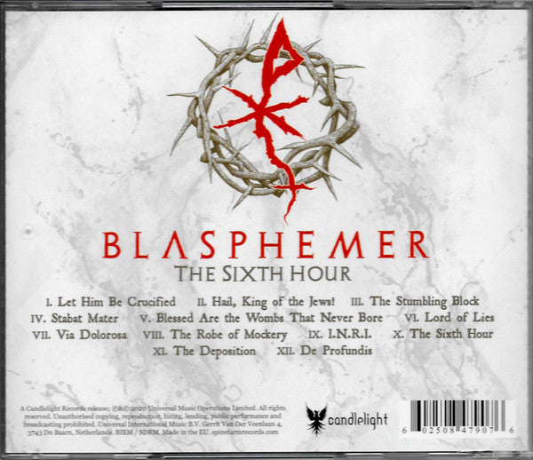 Blasphemer (3) : The Sixth Hour (CD, Album)