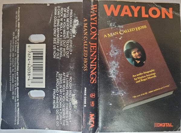 Waylon Jennings : A Man Called Hoss (Cass, Album)