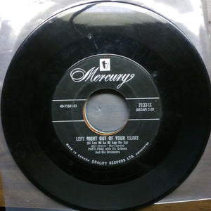 Patti Page With Vic Schoen & His Orchestra* : Left Right Out Of Your Heart (Hi Lee Hi Lo Hi Lup Up Up) / Longing To Hold You Again (7", Single)