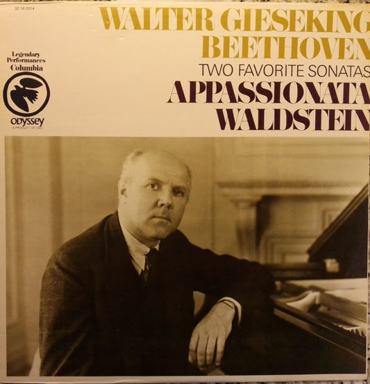 Walter Gieseking, Beethoven* : Two Favorite Sonatas: Appassionata  - Waldstein (LP, RP)
