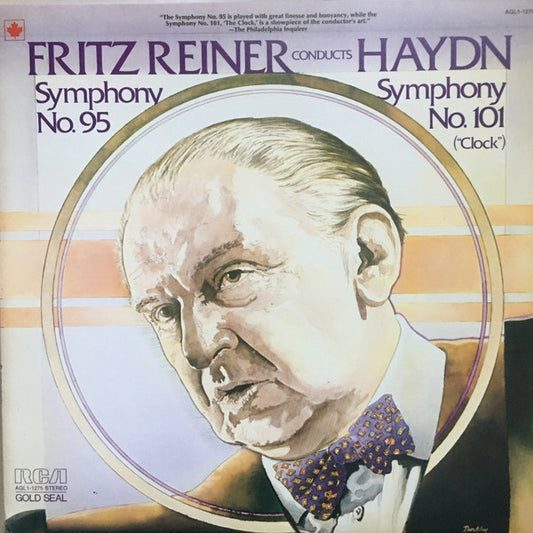 Haydn* - Fritz Reiner : "Clock" Symphony No. 101 In D / Symphony No. 95 In C Minor (LP, Album)