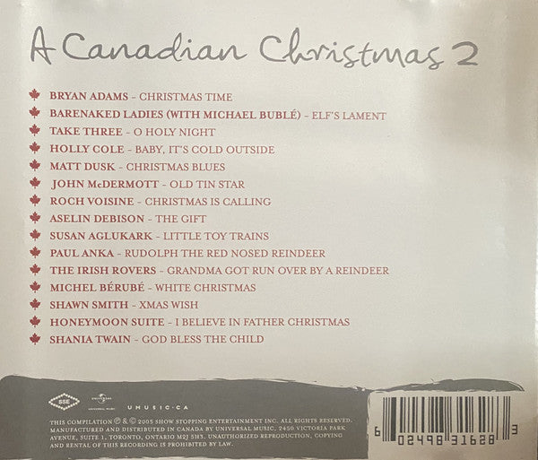 Various : A Canadian Christmas 2 (CD, Comp)