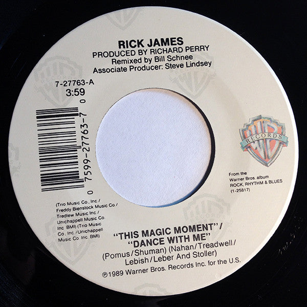 Rick James : This Magic Moment / Dance With Me (7", Single)