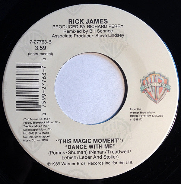 Rick James : This Magic Moment / Dance With Me (7", Single)