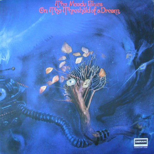 The Moody Blues : On The Threshold Of A Dream (LP, Album, RE)