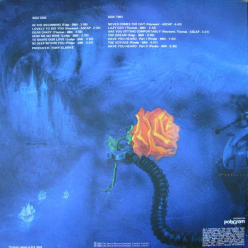 The Moody Blues : On The Threshold Of A Dream (LP, Album, RE)